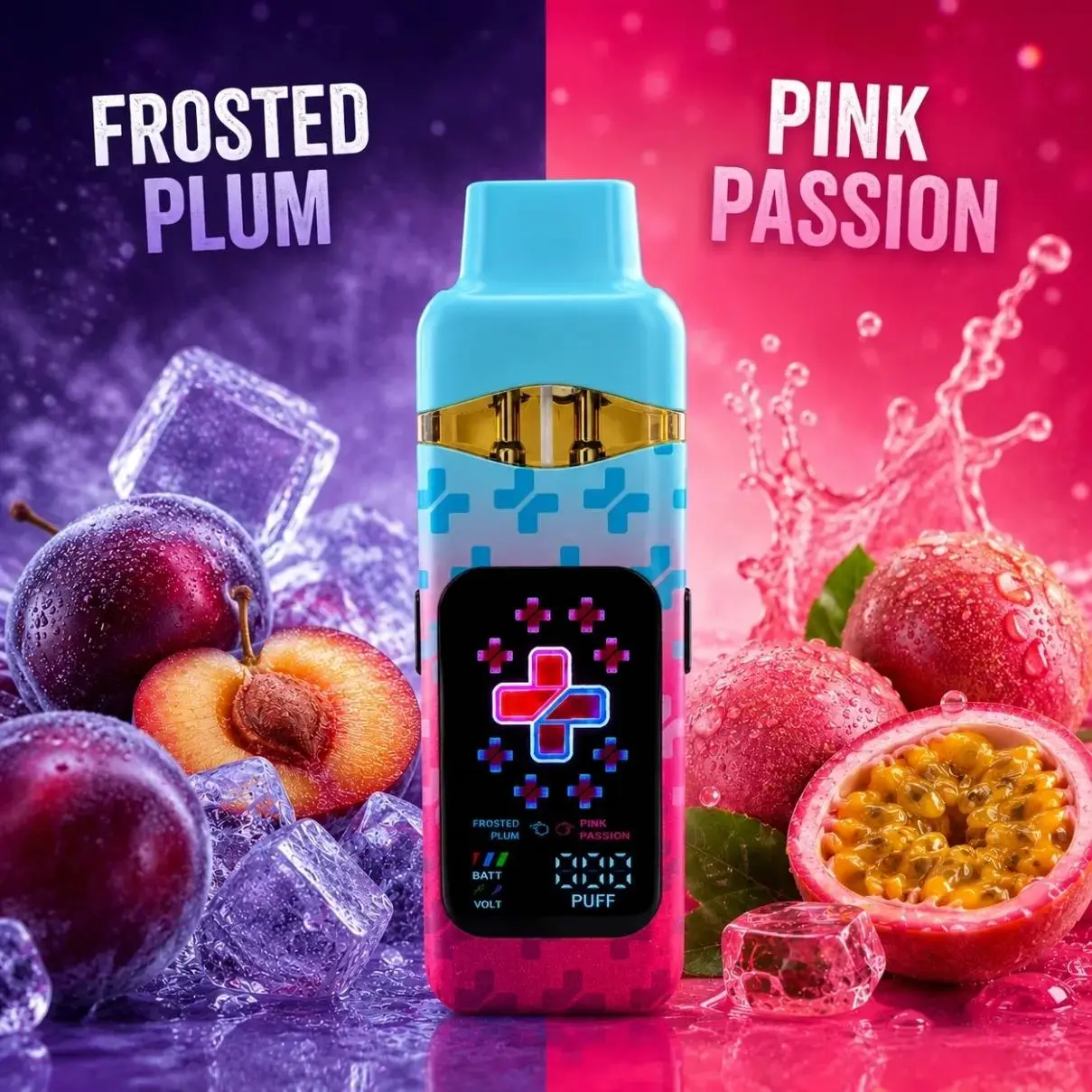 plus bars frosted plum and pink passion