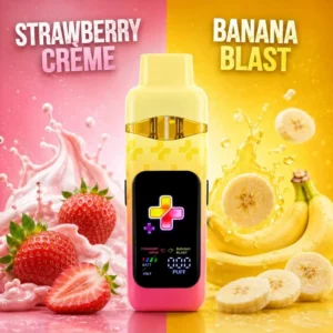 plus bar strawberry creme and banana blast