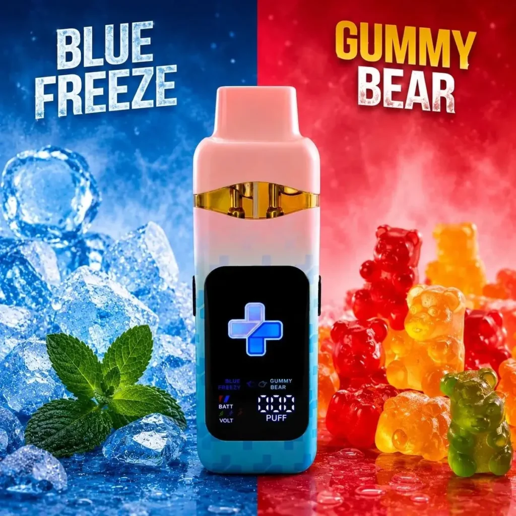 plus bars 2g blue freeze and gummy bear
