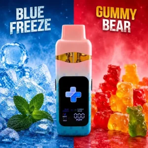 plus bars 2g blue freeze and gummy bear